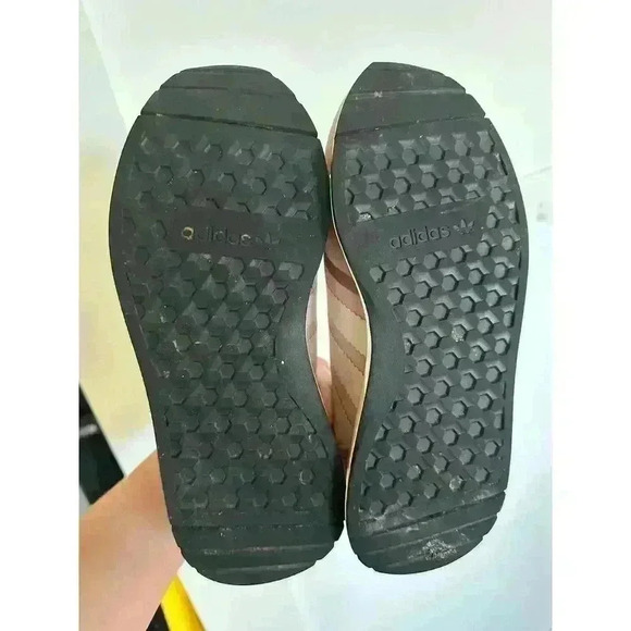 Adidas tennis shoes cute pink good condition running exercise 7.5 womens n 5923 - Picture 8 of 10